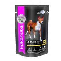 Eukanuba Adult All Breed (для взрослых собак всех пород старше 1 года, с курицей в соусе) 100г х 12шт Eukanuba Adult All Breed (для взрослых собак всех пород старше 1 года, с курицей в соусе) 100г х 12шт